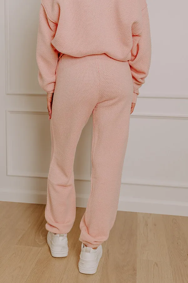 Chic Comfort High Waist Knit Joggers