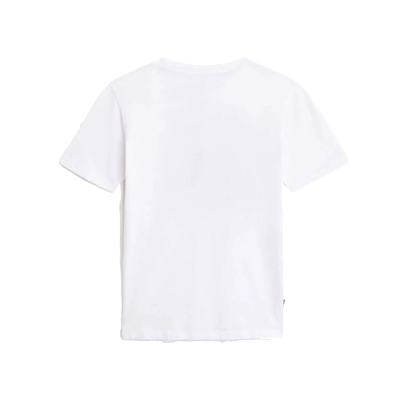 Children's Bright White T-Shirt with Logo Detail