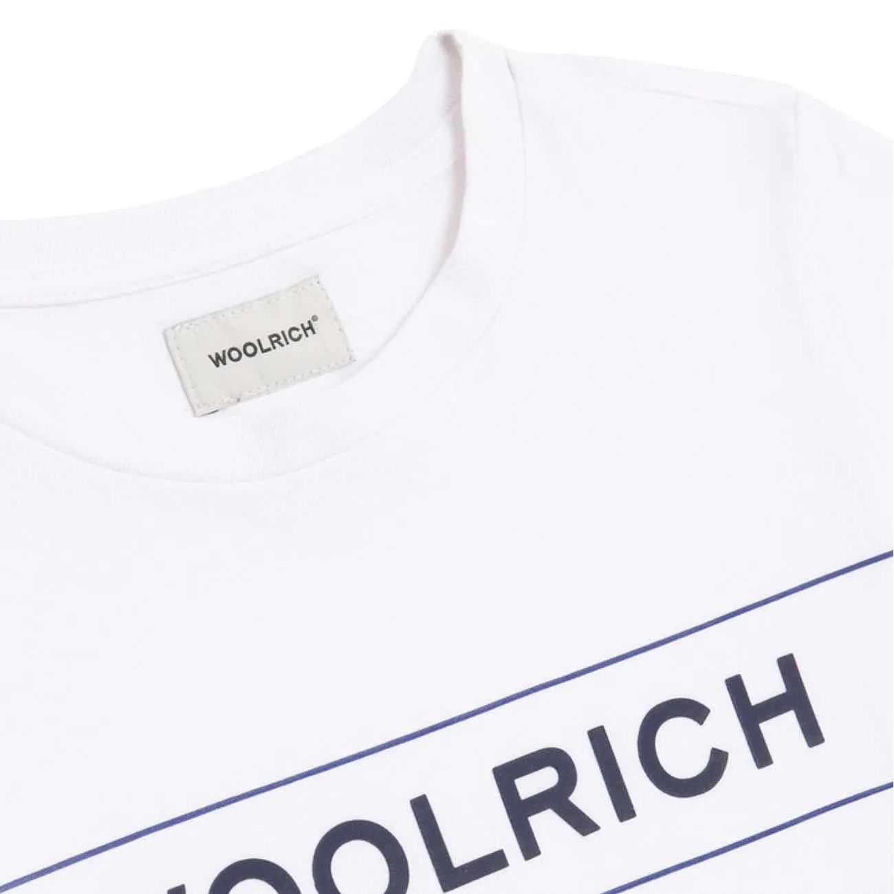 Children's Bright White T-Shirt with Logo Detail