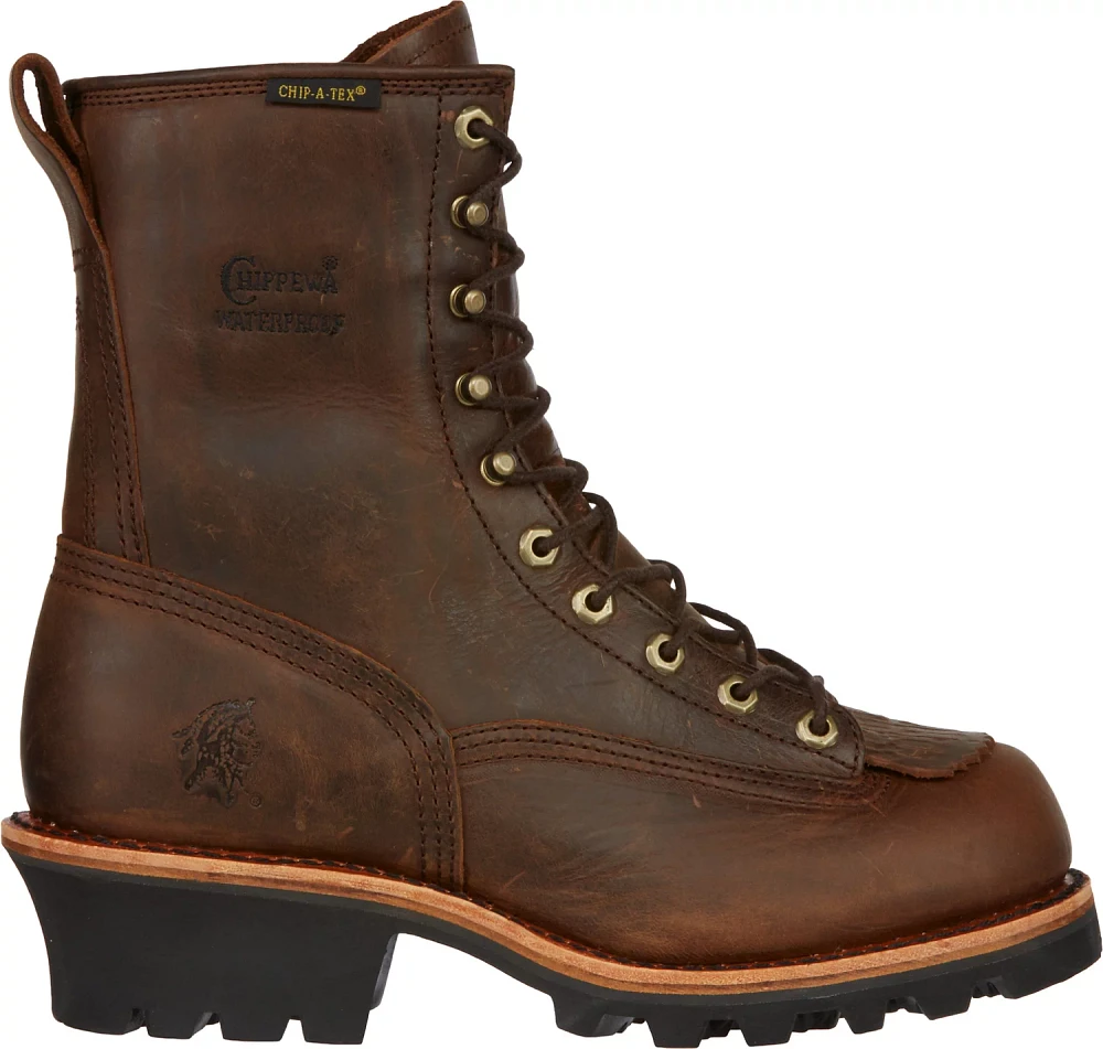 Chippewa Boots Men's Bay Apache Logger Lace Up Work Boots