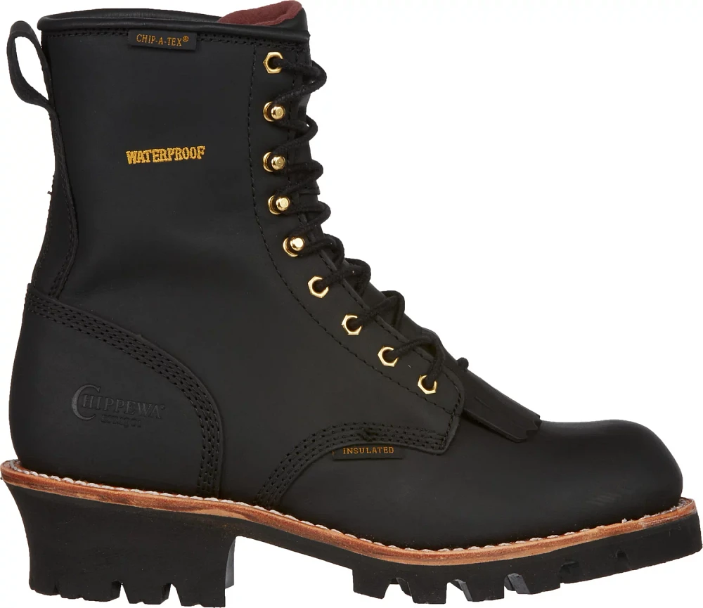 Chippewa Boots Men's Insulated Logger Lace Up Work Boots