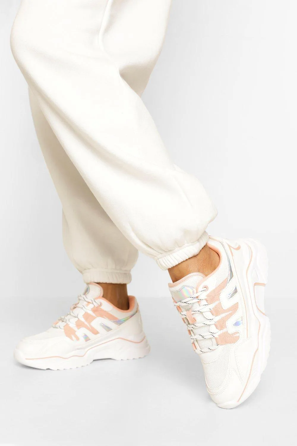 Chunky Contrast Sneakers