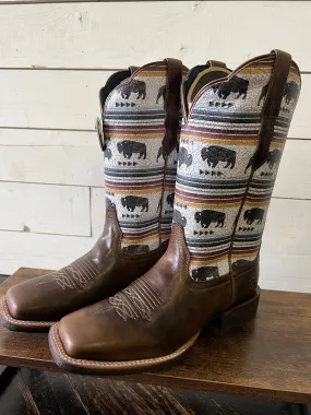 Savannah Buffalo Print Circuit Ash Brown