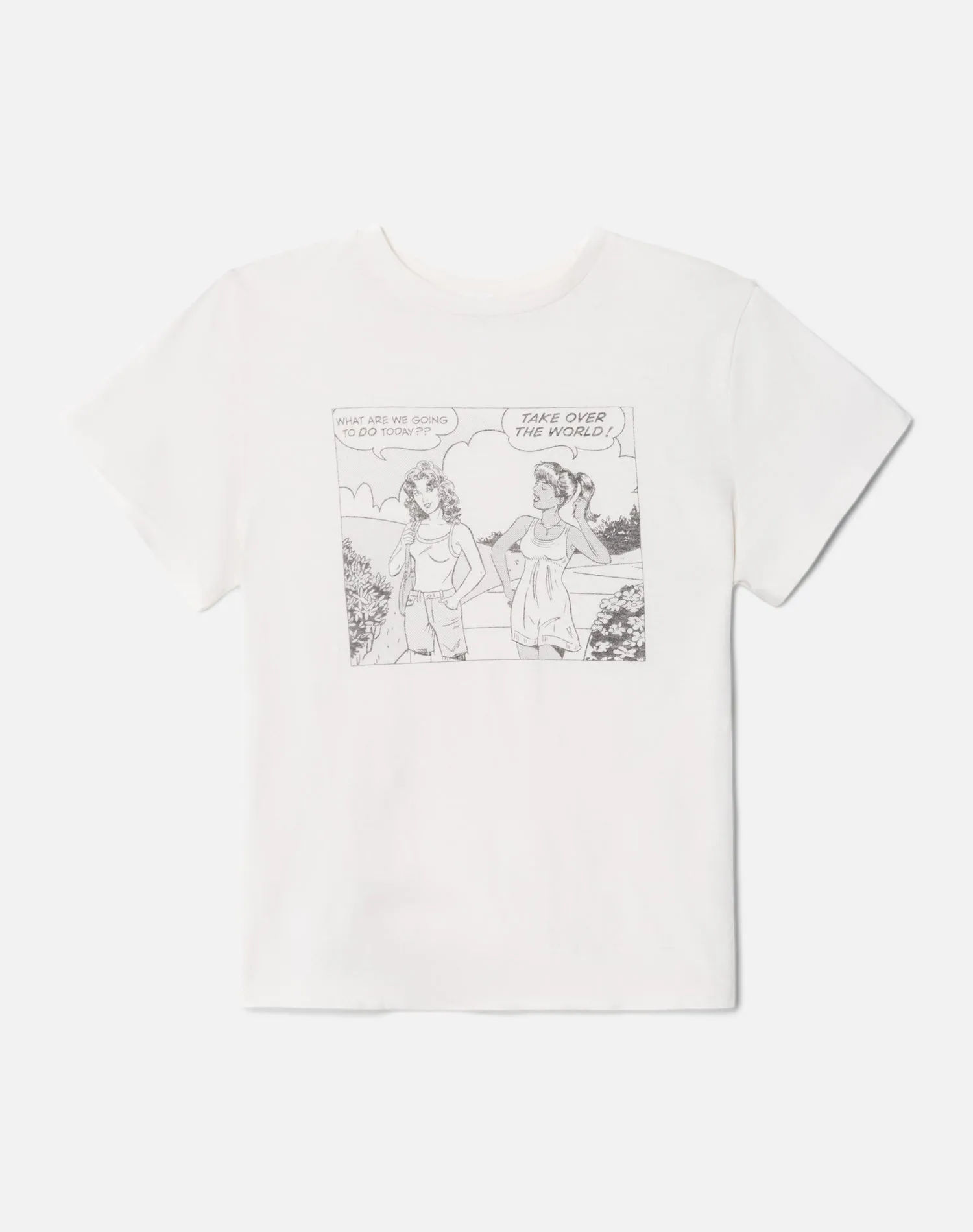 Classic Girl Power Tee - Vintage White