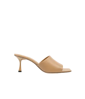 Classic Mule Heel in Beige