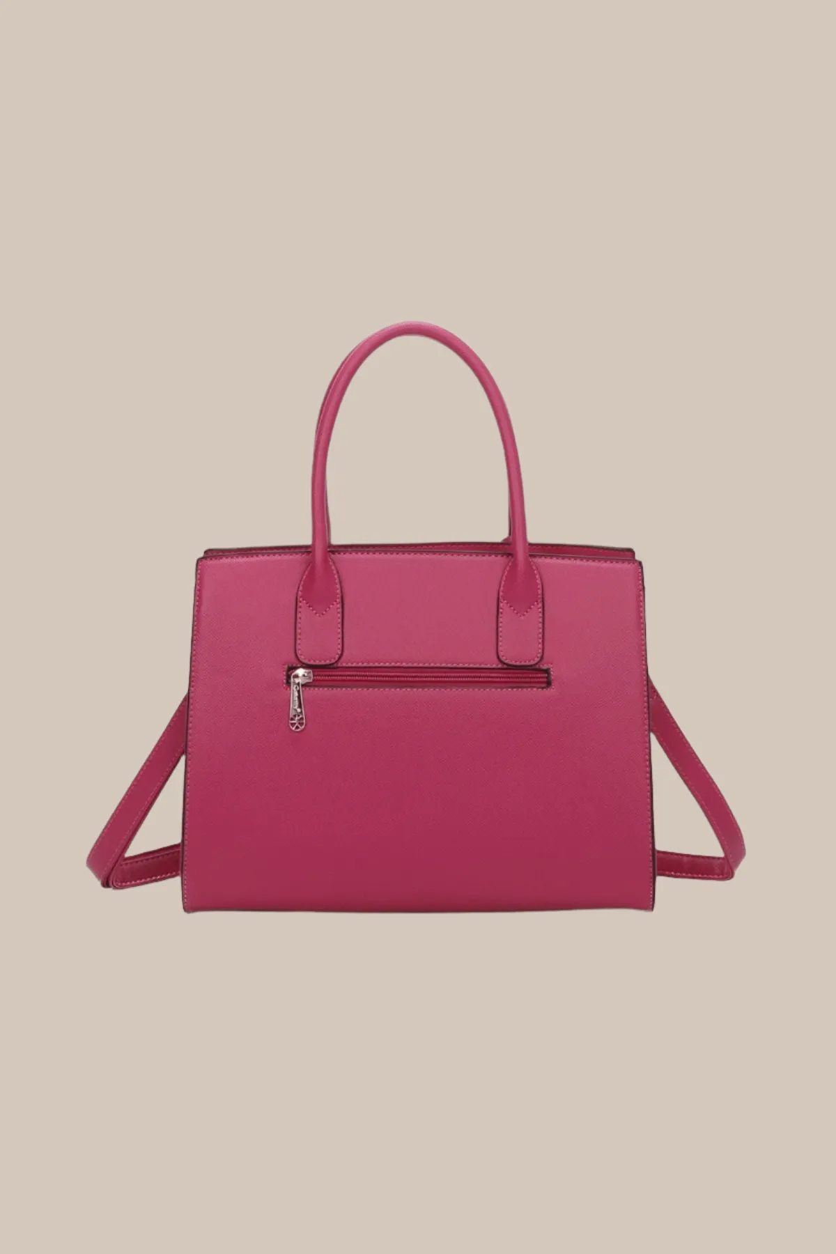 Classic Tote Bag in Dark Pink