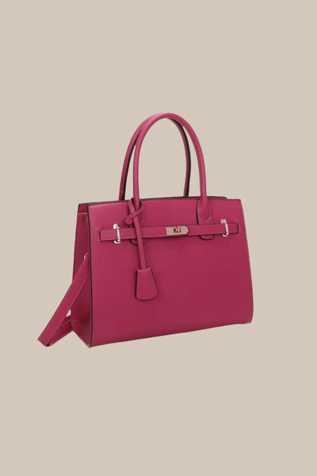 Classic Tote Bag in Dark Pink