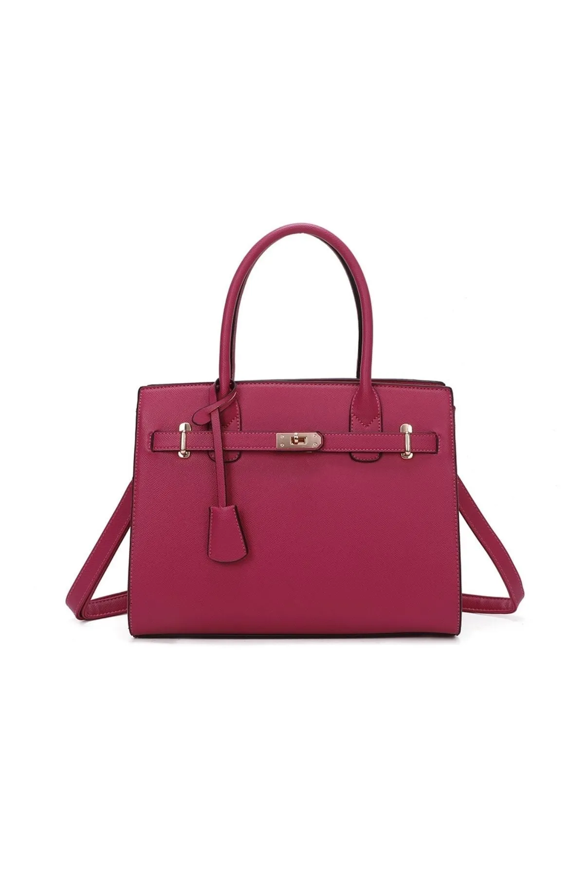 Classic Tote Bag in Dark Pink