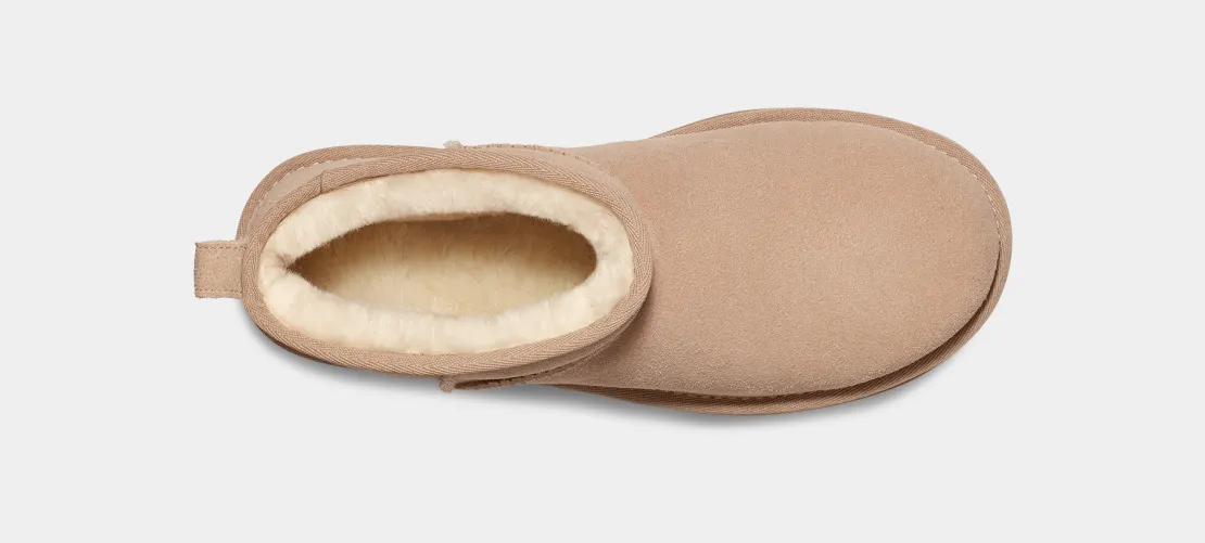 Classic Ultra Mini Platform Sand UGG