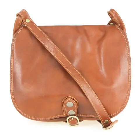 Cognac tonia calfskin bag