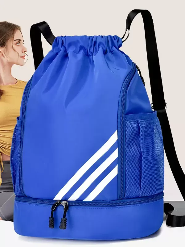 Color Block Waterproof Zip Sports Backpacks