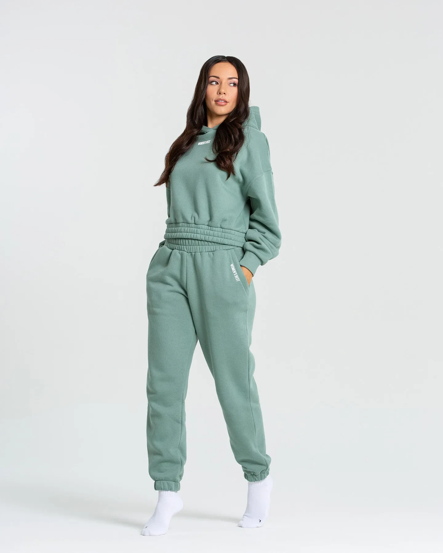 Comfort Oversized Joggers | Pastel Green