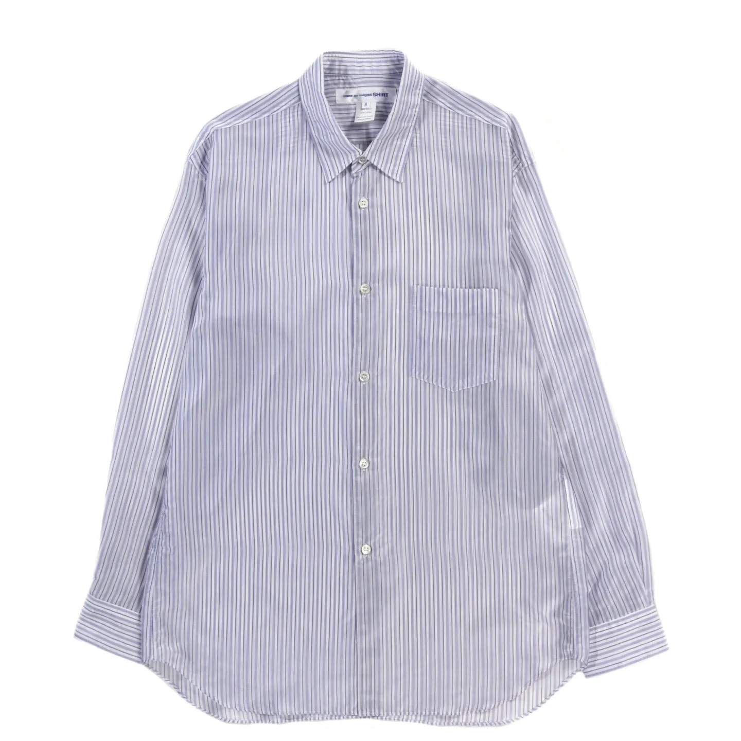 CDG SHIRT FOREVER B142 NARROW CLASSIC CUPRA STRIPE 6