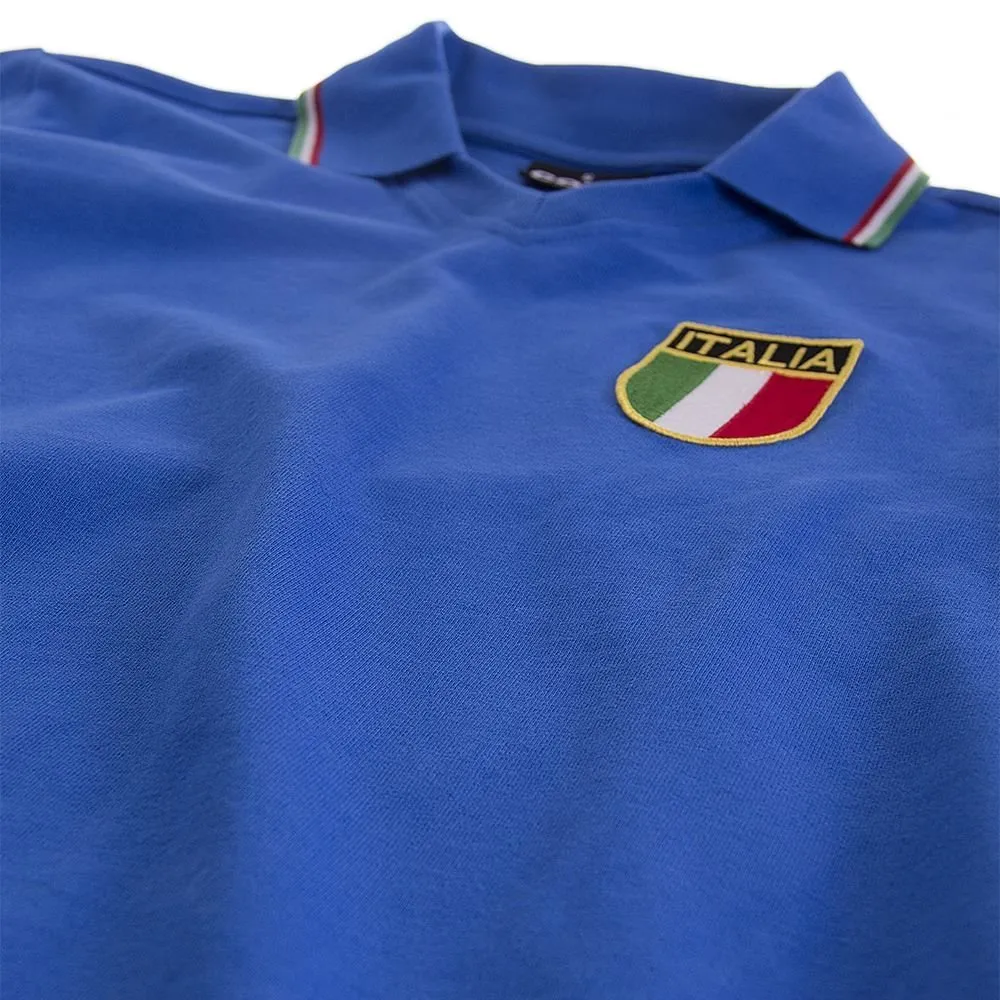 COPA Football - Italy Retro Football Shirt WC 1982 + Rossi 20 (Photo Style)