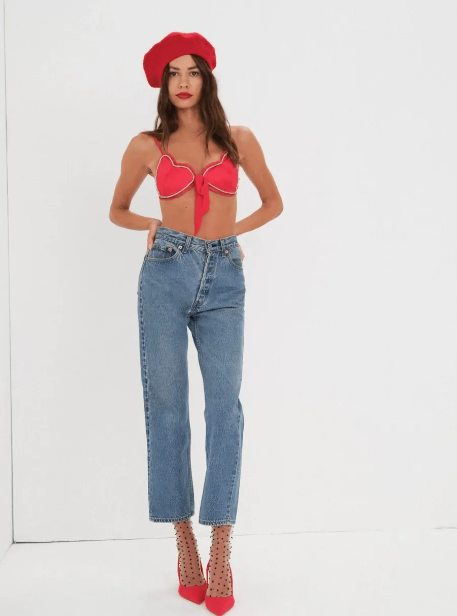 Cora Bra Top by For Love & Lemons on Sale