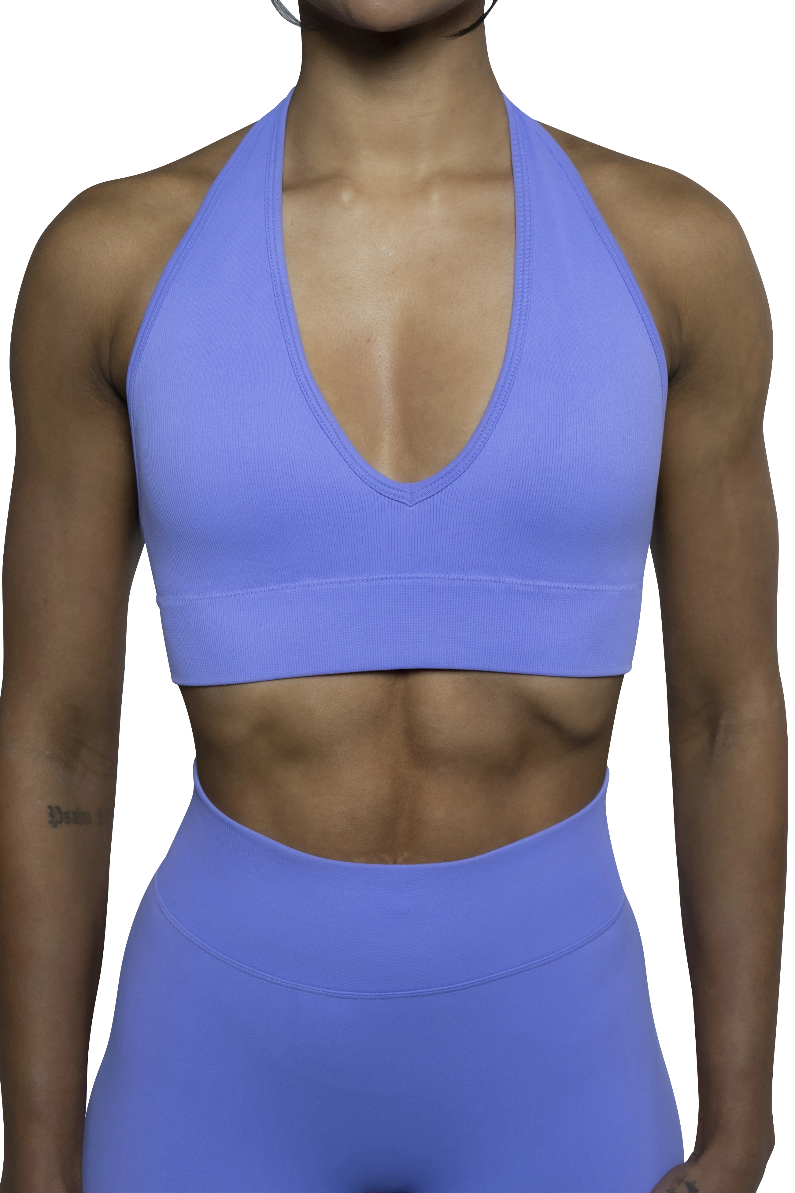 CORE HALTER BRA - LAVENDER