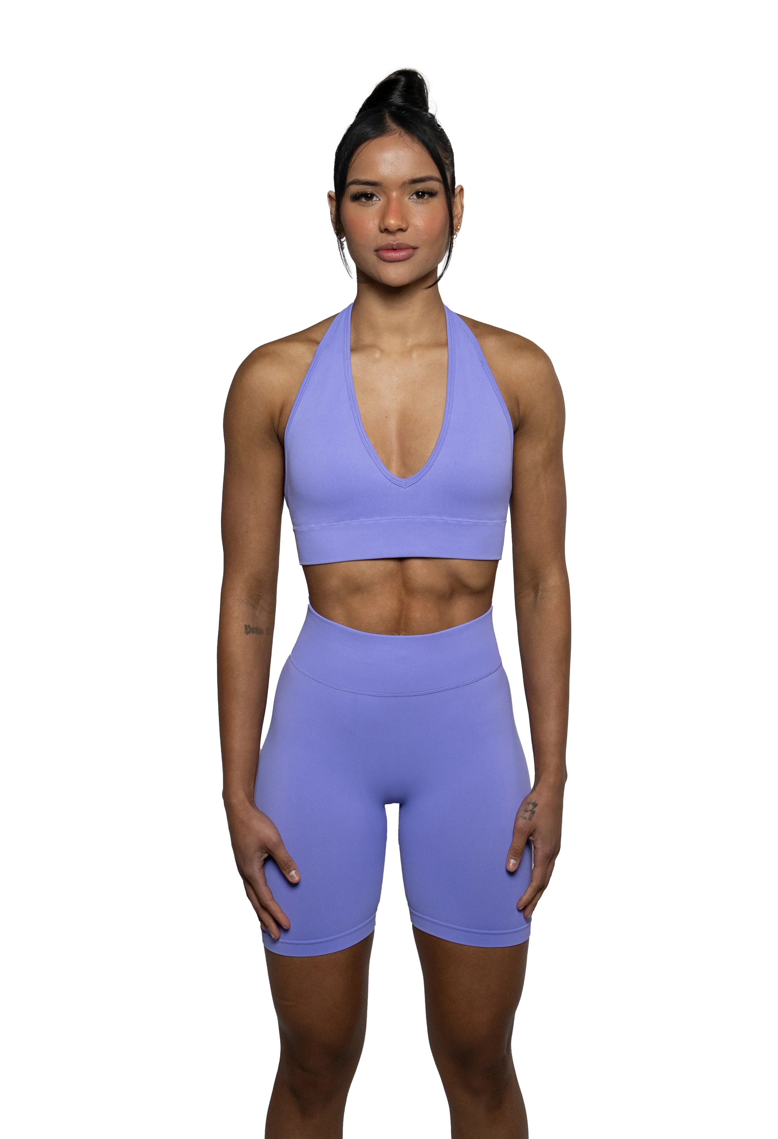 CORE HALTER BRA - LAVENDER