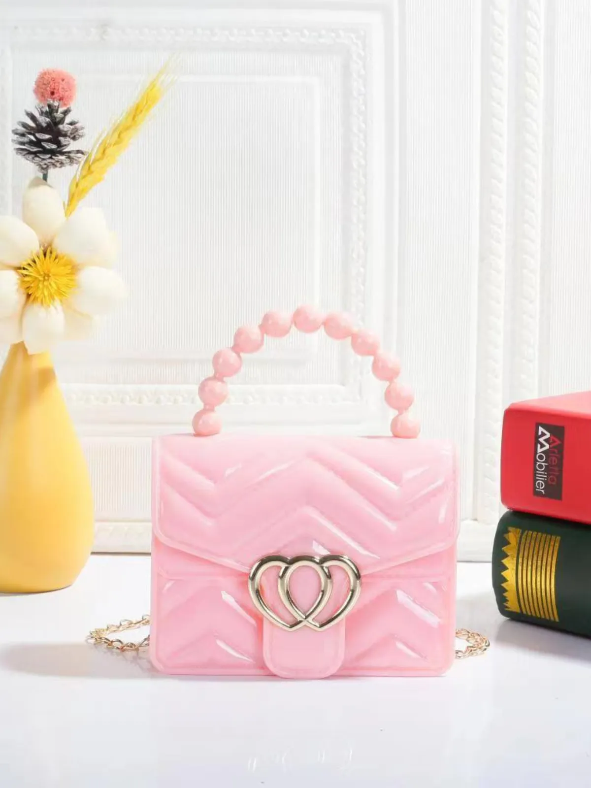 Cosmopolitan Girl Heart Flap Mini Handbag