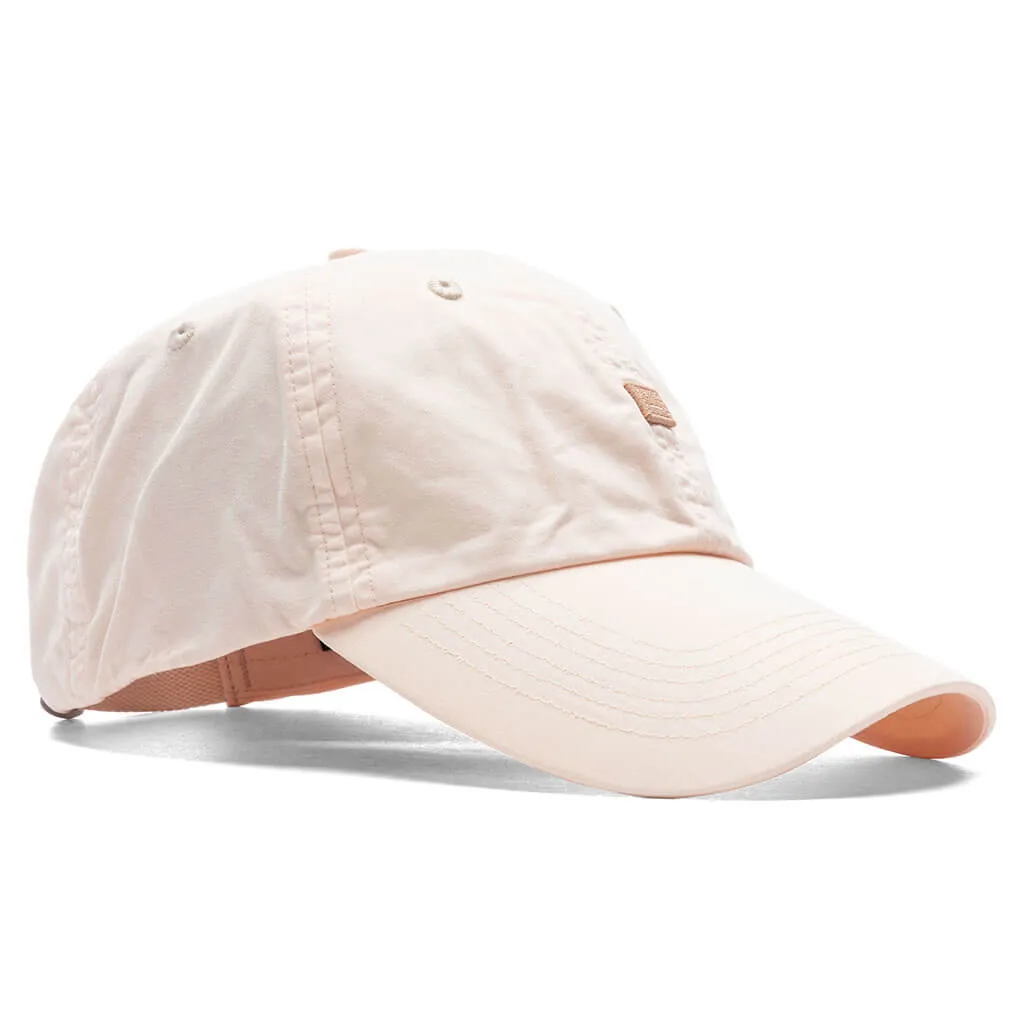 Cream Beige Face Logo Patch Hat