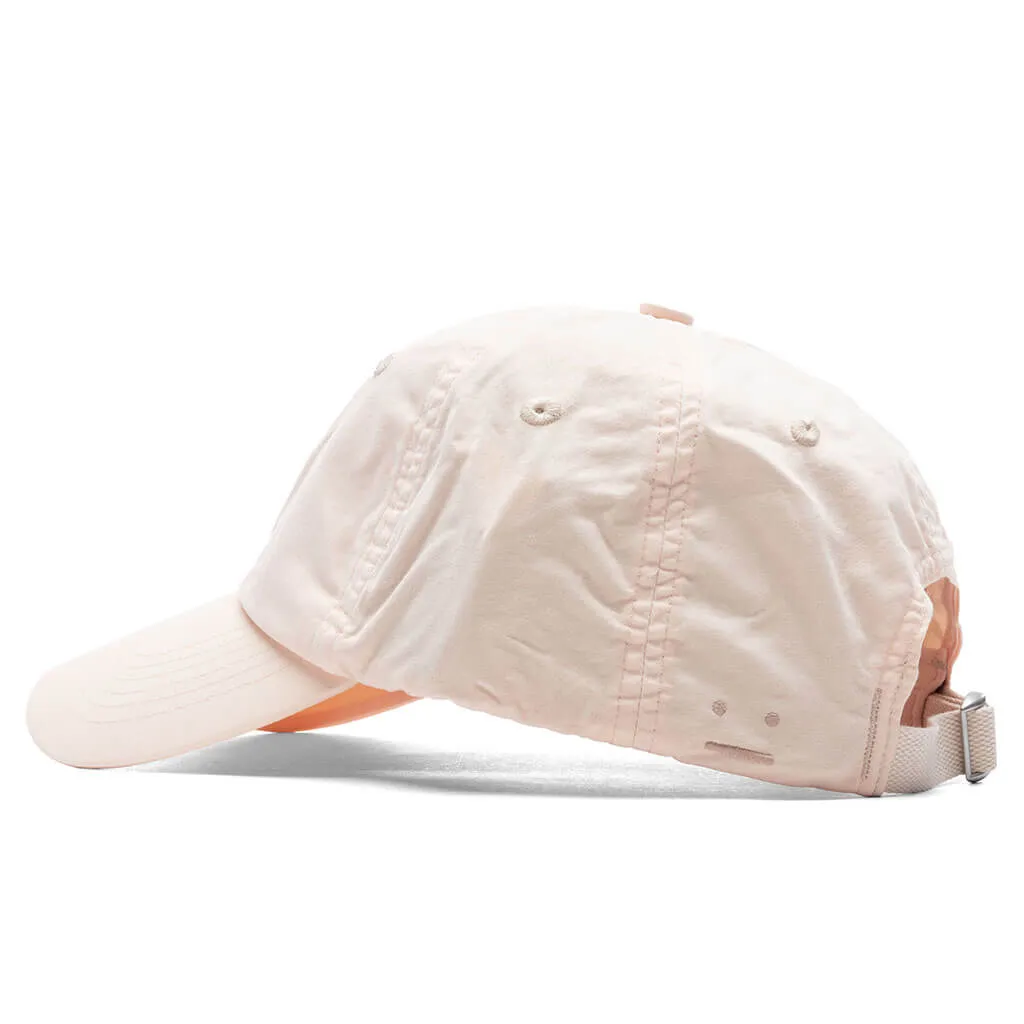 Cream Beige Face Logo Patch Hat