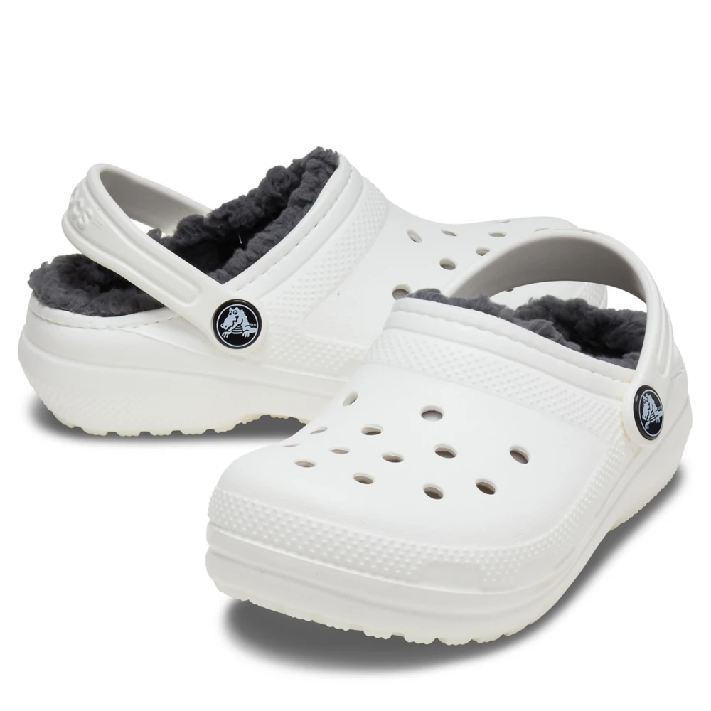 CROCS  GIRLS LITTLE-BIG KID CLASSIC LINED CLOG