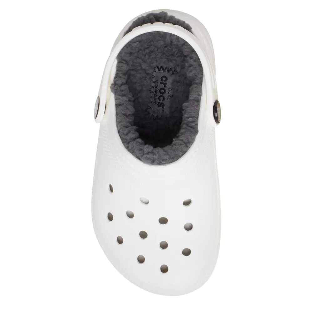 CROCS  GIRLS LITTLE-BIG KID CLASSIC LINED CLOG