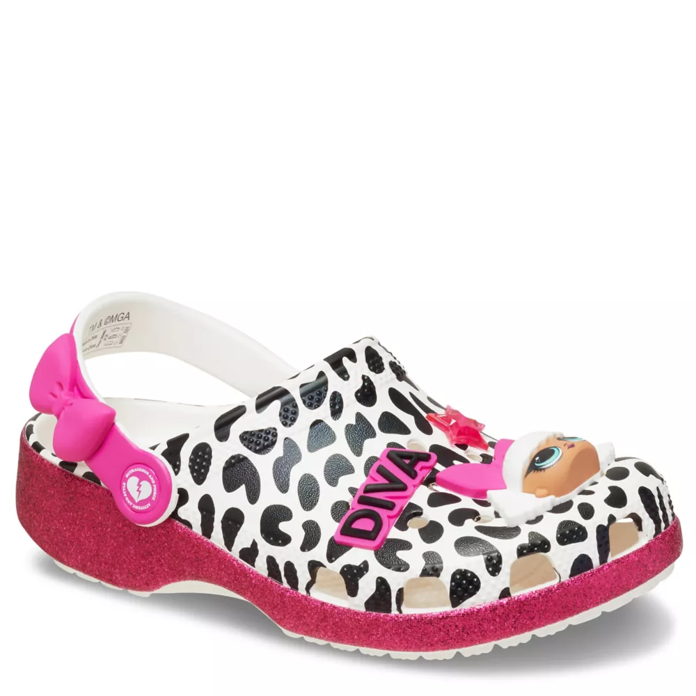 CROCS  GIRLS LITTLE-BIG KID L.O.L. SURPRISE! DIVA CLASSIC CLOG