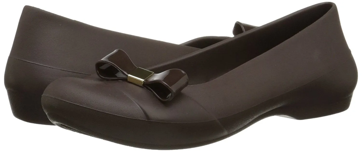 crocs Women's Gianna Bow Flat