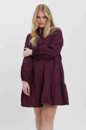 Curve - Abby Dress in Burgundy