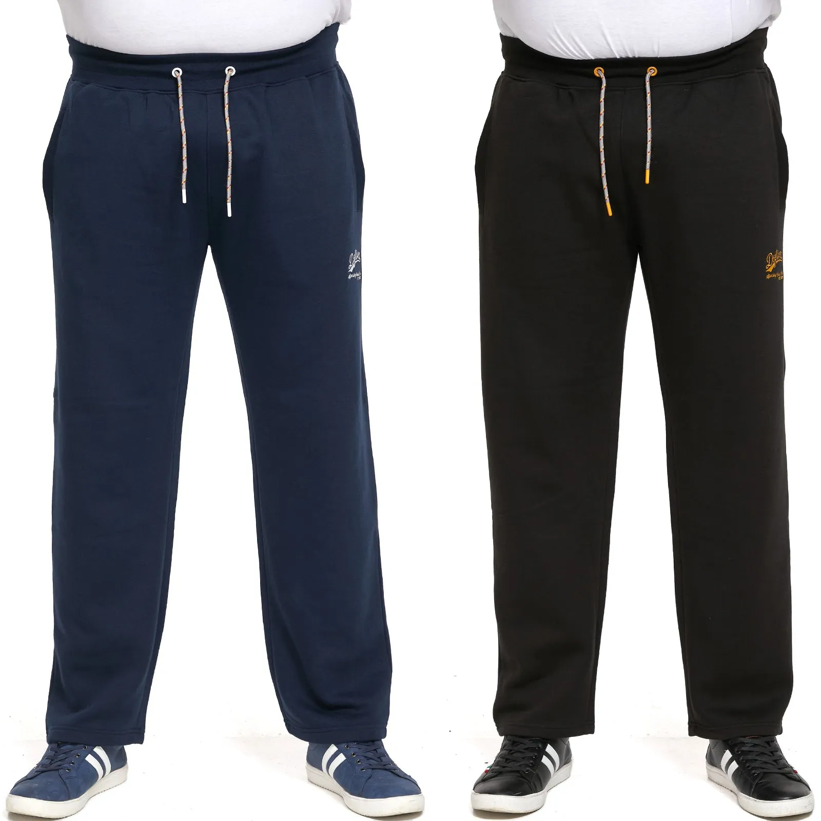 D555 Mens Gloucester Big & Tall Open Hem Joggers