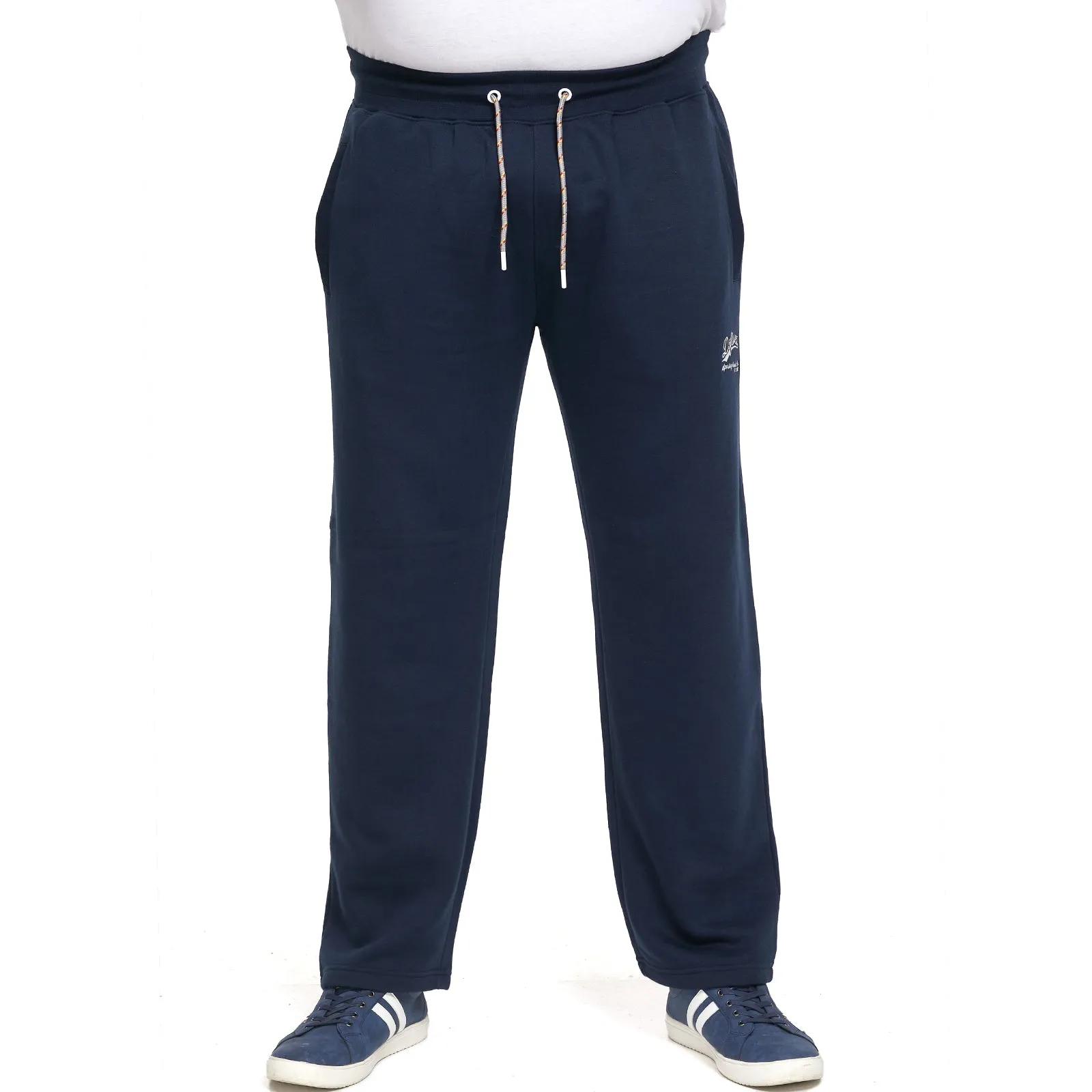 D555 Mens Gloucester Big & Tall Open Hem Joggers