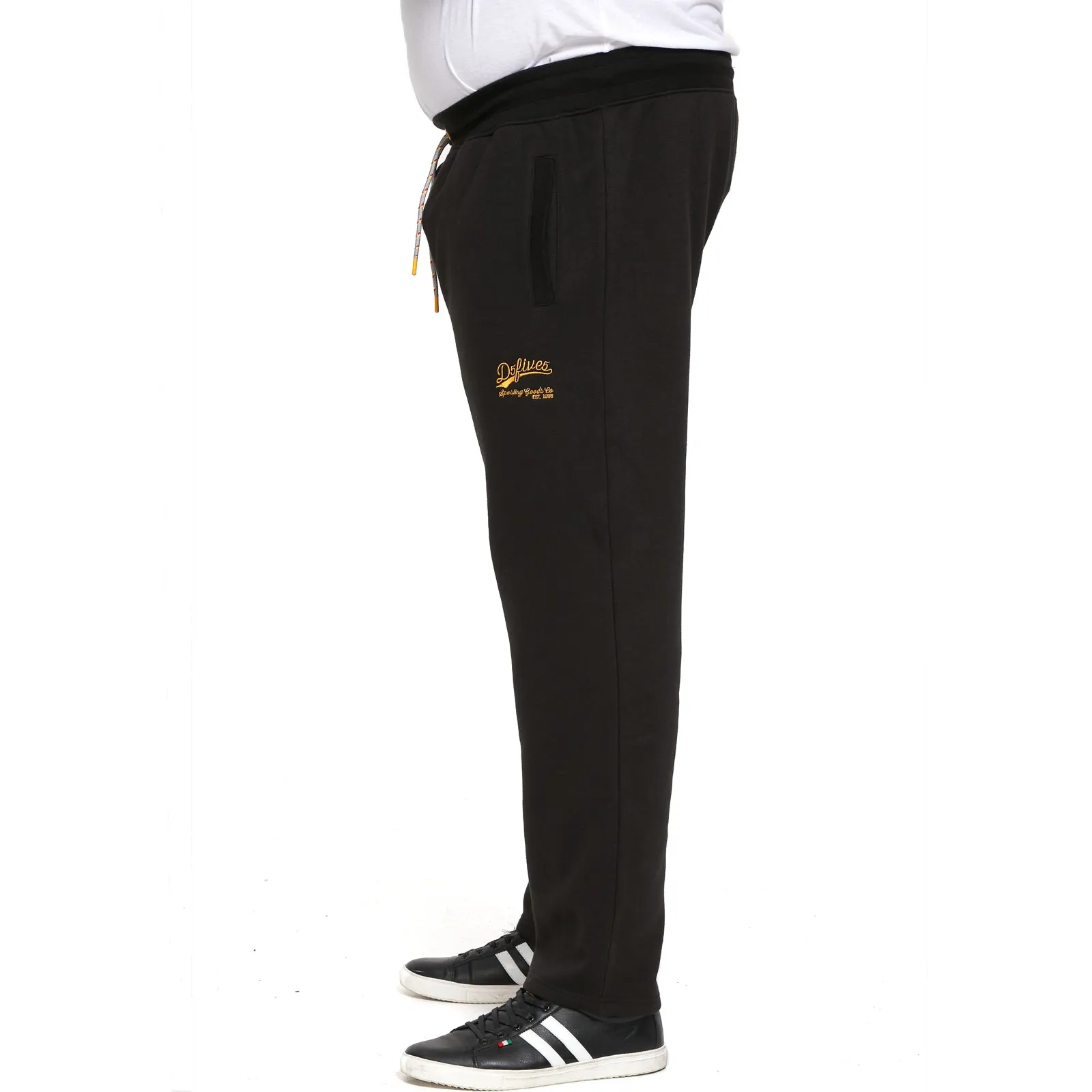 D555 Mens Gloucester Big & Tall Open Hem Joggers