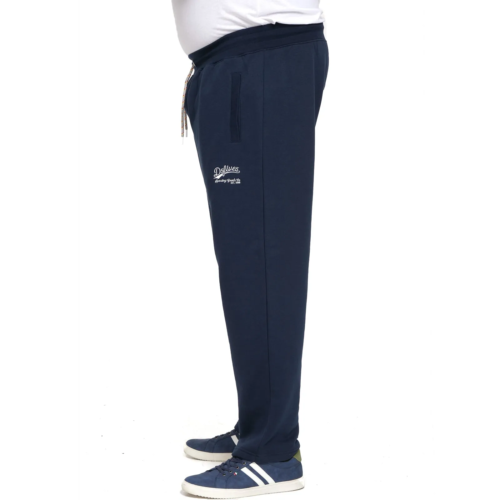 D555 Mens Gloucester Big & Tall Open Hem Joggers