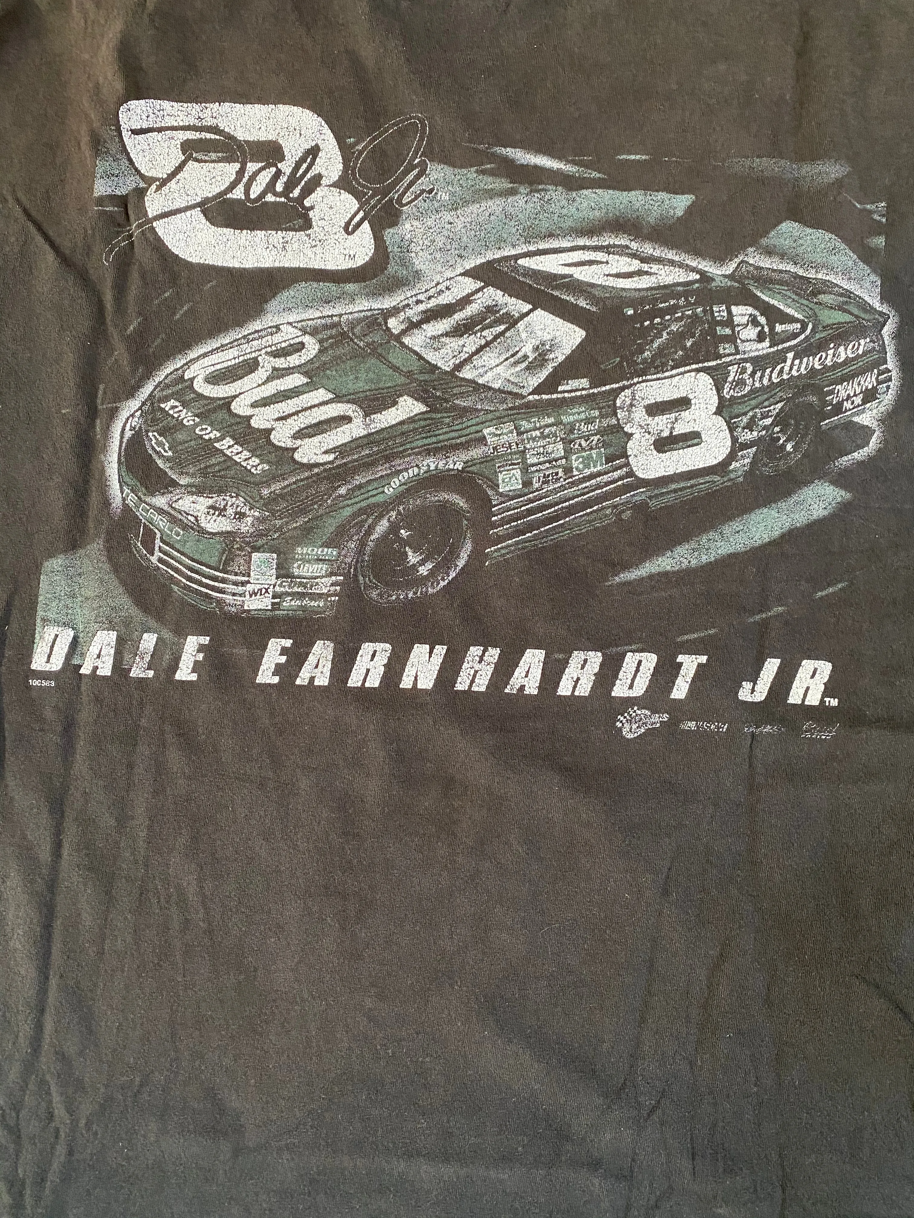 Dale Earnhardt Jr. #8 Budweiser 2000’s Vintage Distressed T-shirt