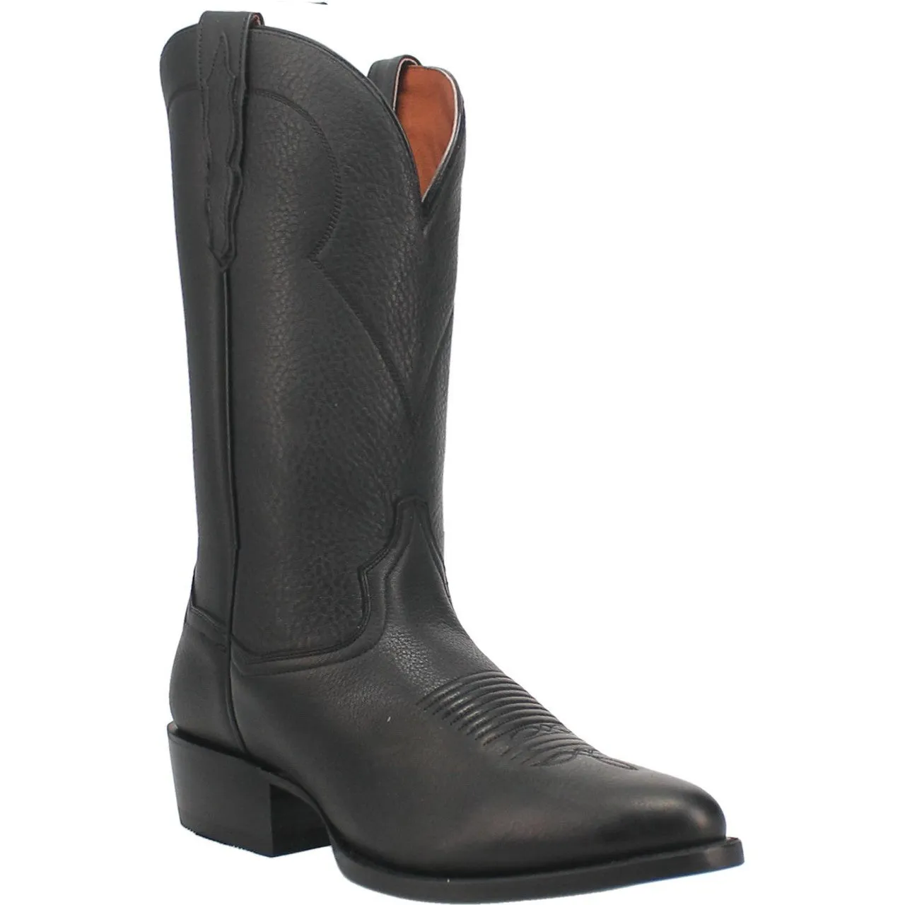 Dan Post Pike Black - Men's Leather Western Boot