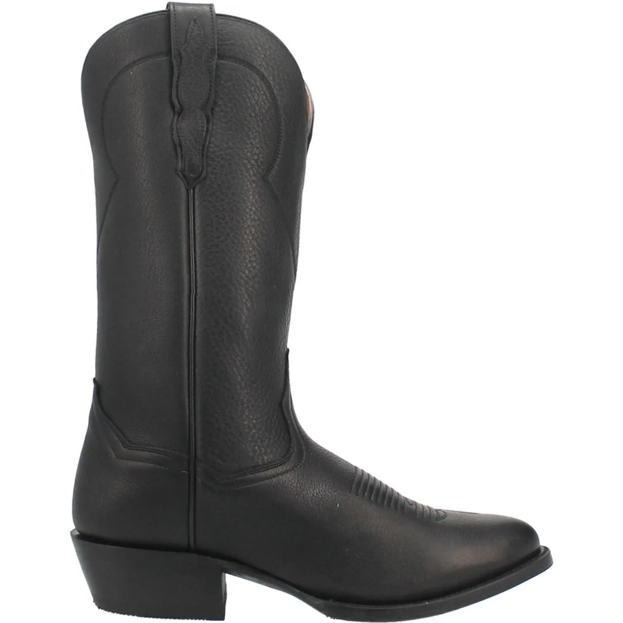 Dan Post Pike Black - Men's Leather Western Boot