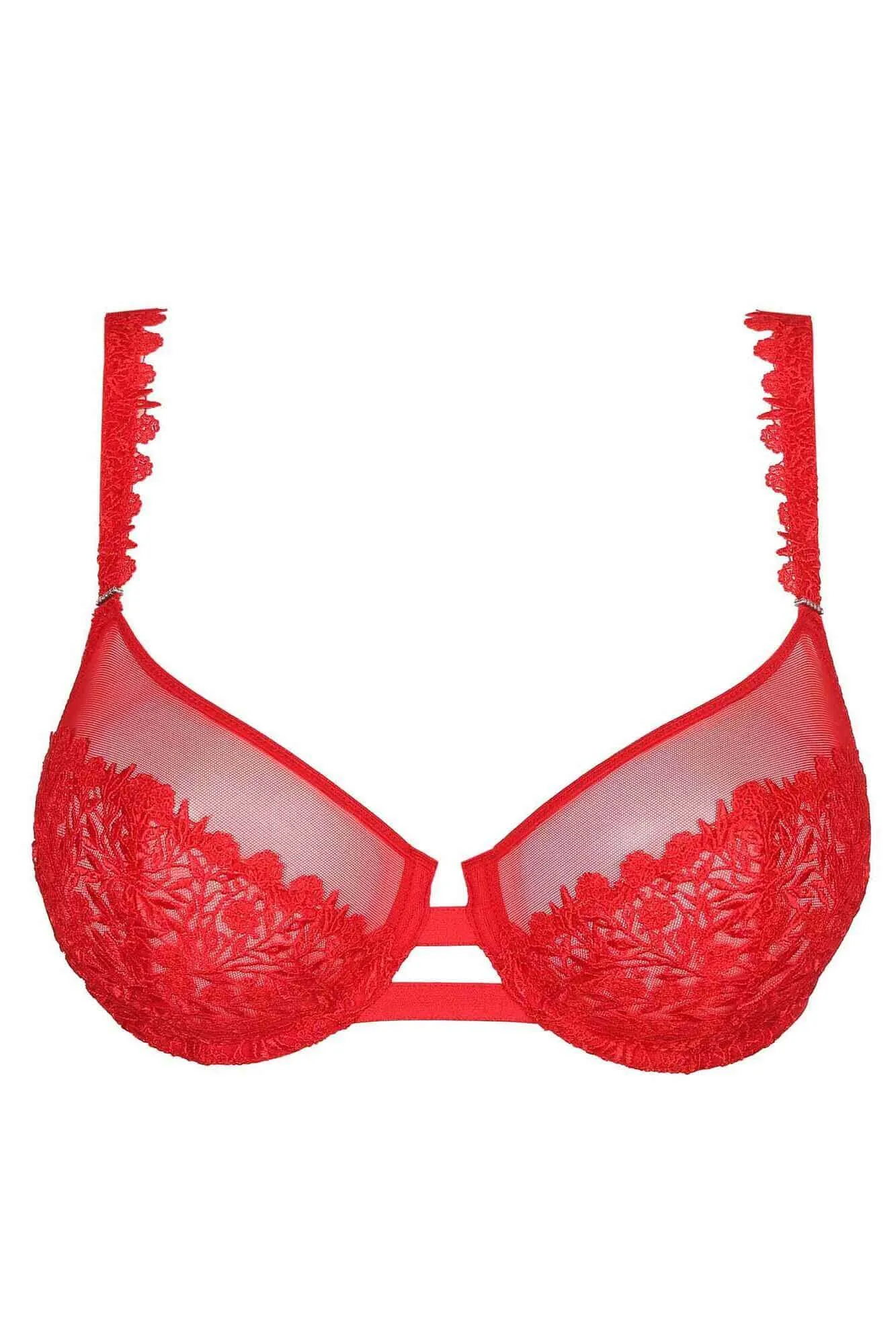 Danae Wire Bra in Red