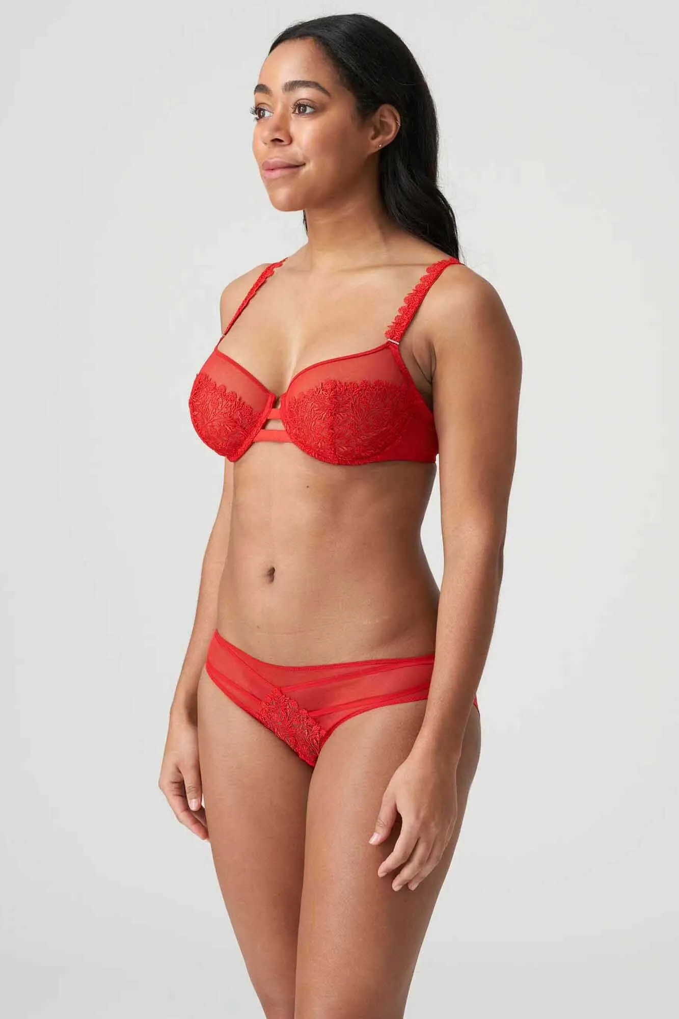 Danae Wire Bra in Red