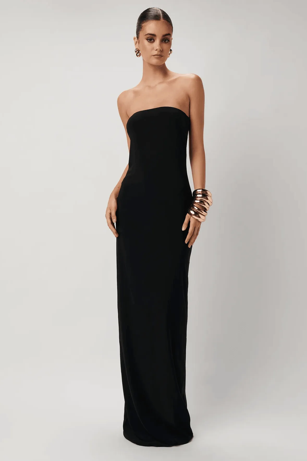 Black Danita Maxi Dress