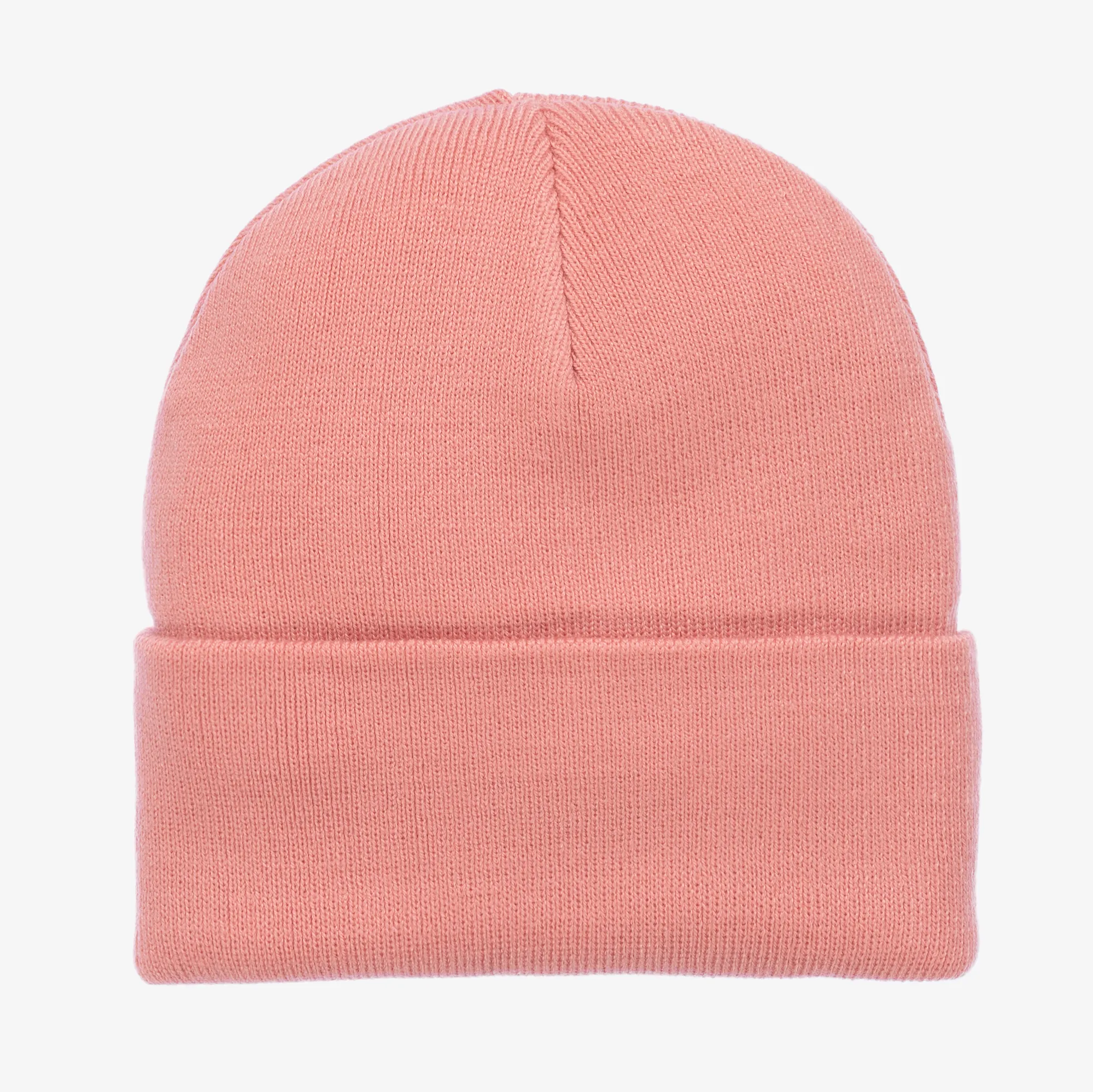 Dark Pink Knitted Beanie Hat