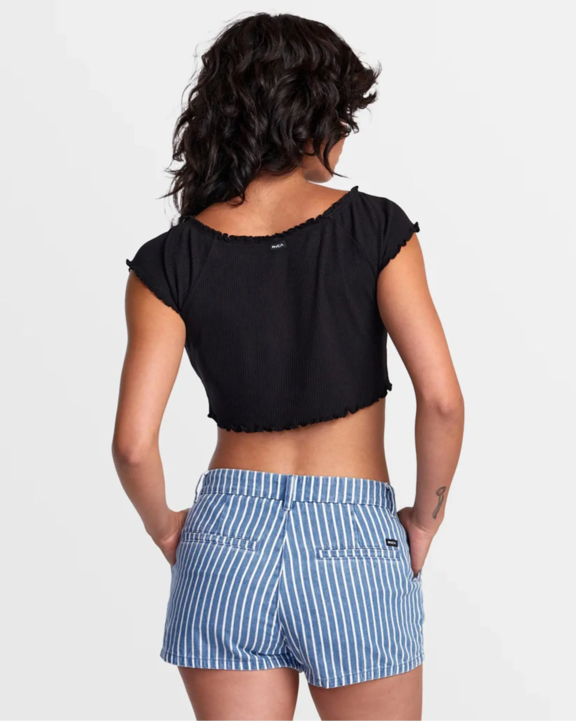 Delilah Off-Shoulder Crop Top