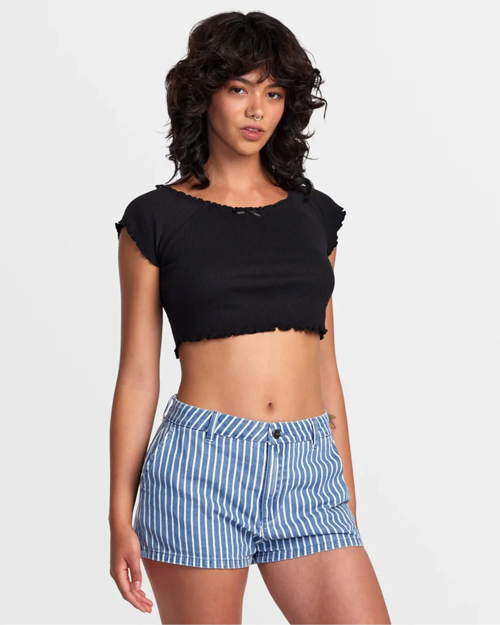 Delilah Off-Shoulder Crop Top