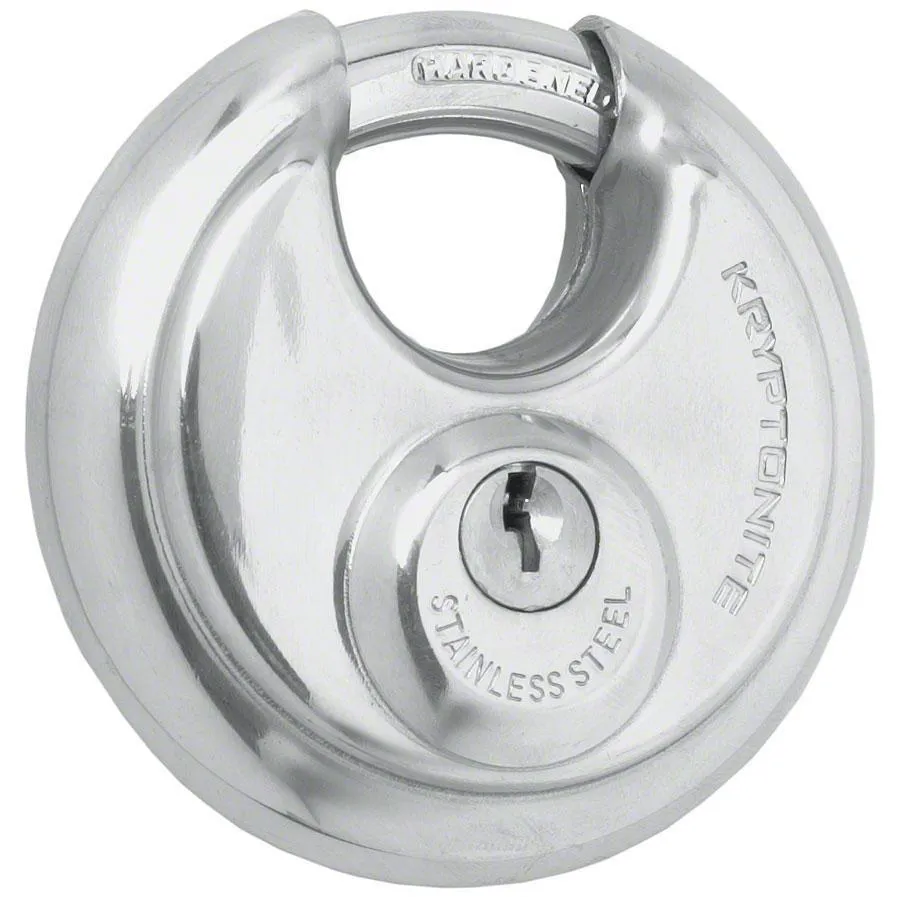 Disc Padlock with Flat Key