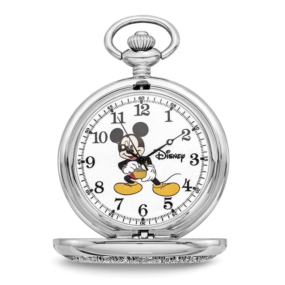 Disney Mickey Mouse Boys Pocket Watch with Chain