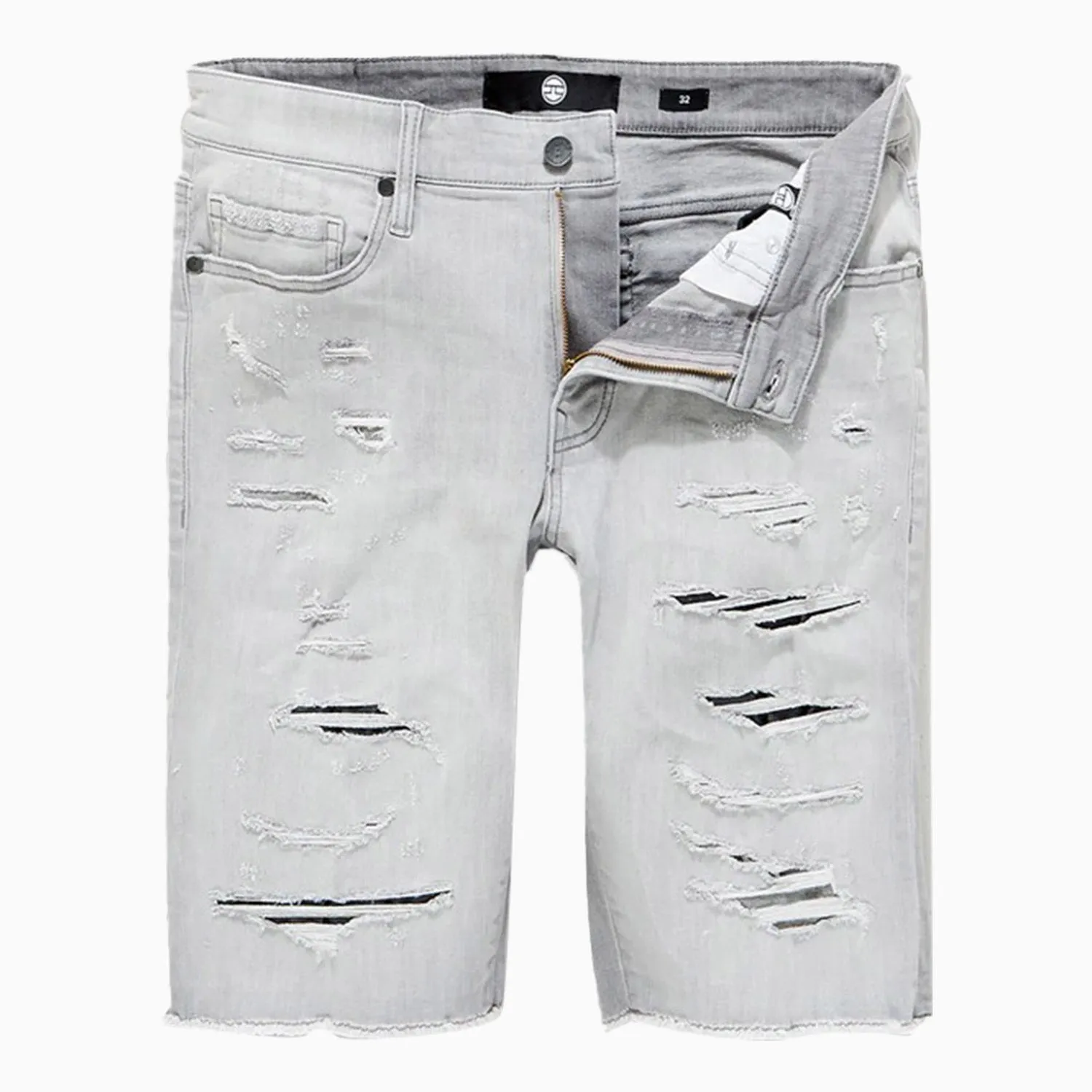 Distressed Denim Shorts for Men