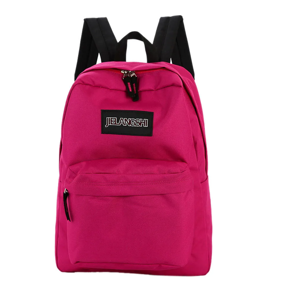 Double-Shoulder Canvas Backpack for Women, Girls, and Children - School Bag