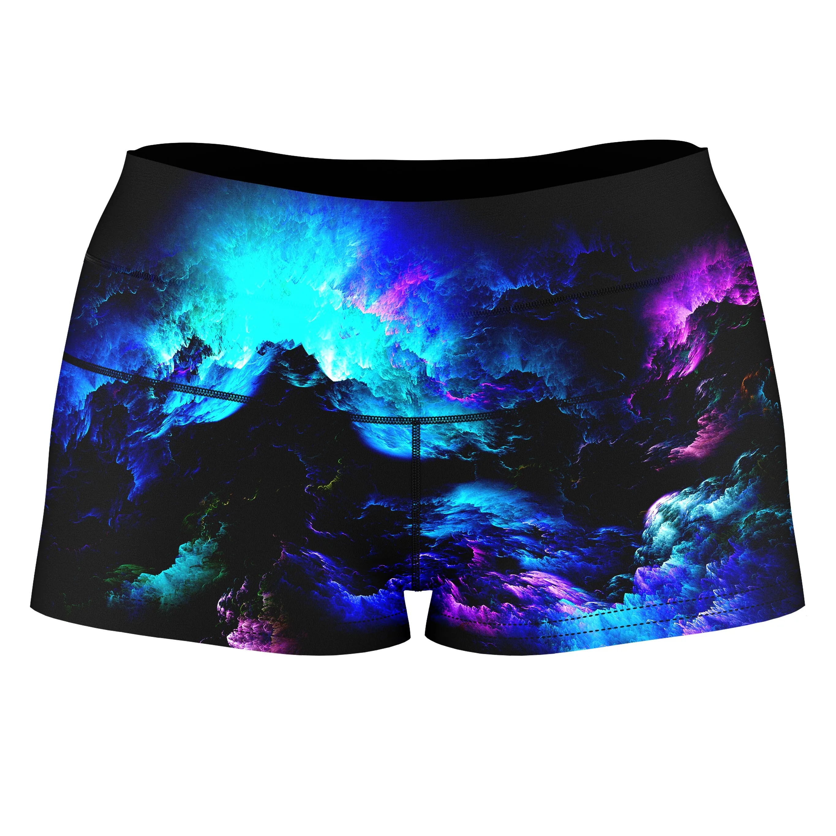 Dream Waves Rave Bra and High Waist Booty Shorts Combo