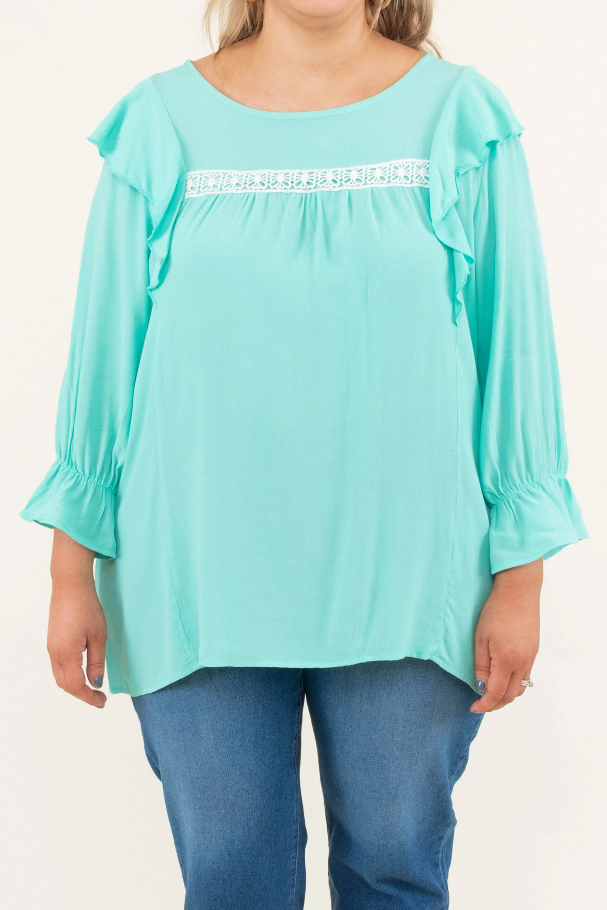 Dreams Collide Top in Mint - Shop Now