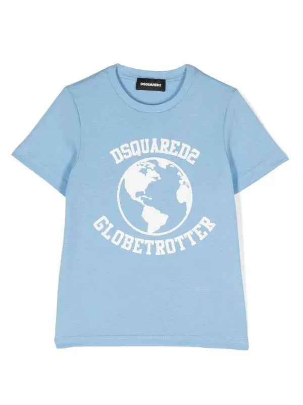 Dsquared2 Globetrotter Blue T-Shirt