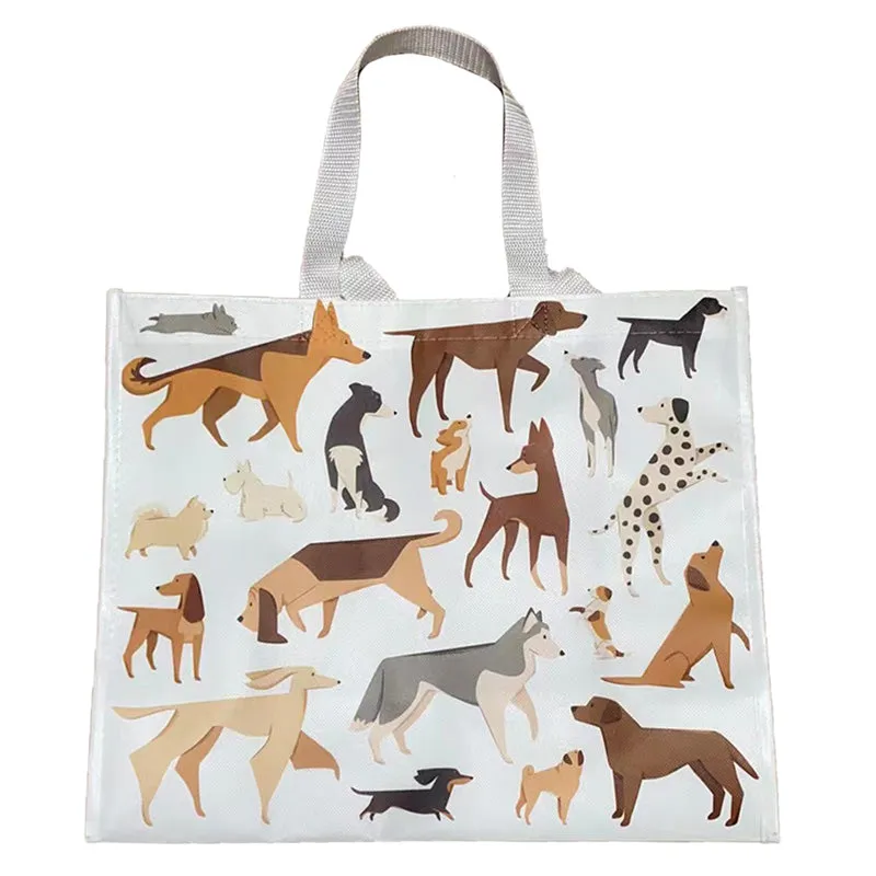 Durable Reusable Dog Print Shopping Bag - Barks Design NWBAG85